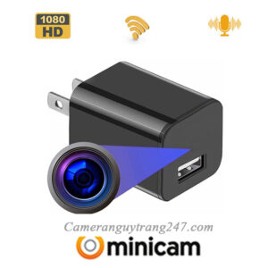 Camera ngụy trang cục sạc Iphone Full HD giám sát kín đáo