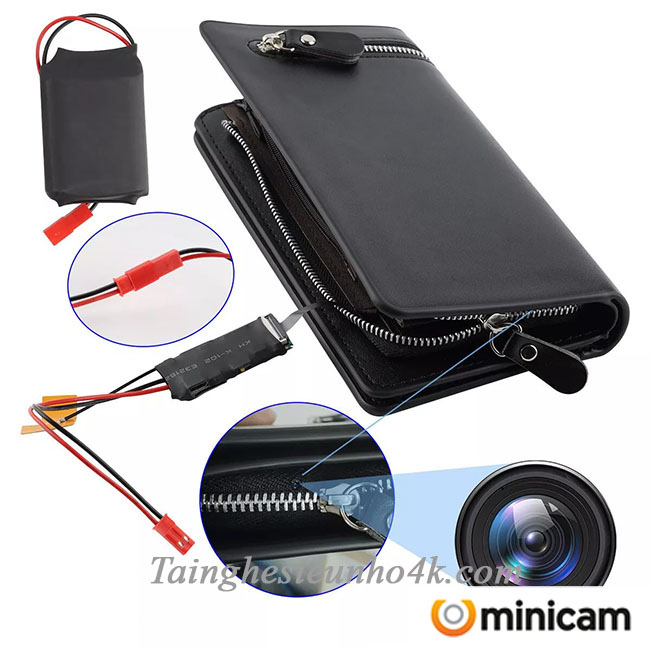 Camera Ngụy Trang Ví Da